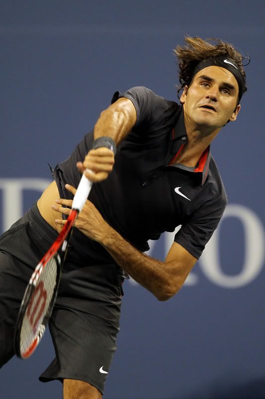 Photos Roger Federer US Open 2011 First Round ATP Men's Tennis